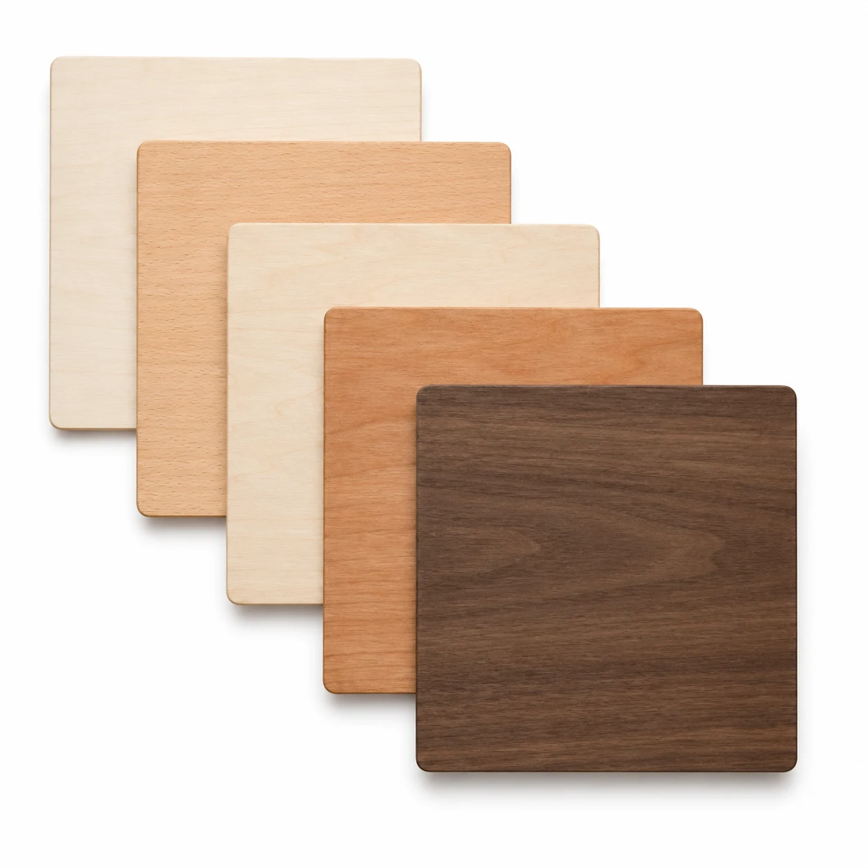 Mixed hardwood grain
